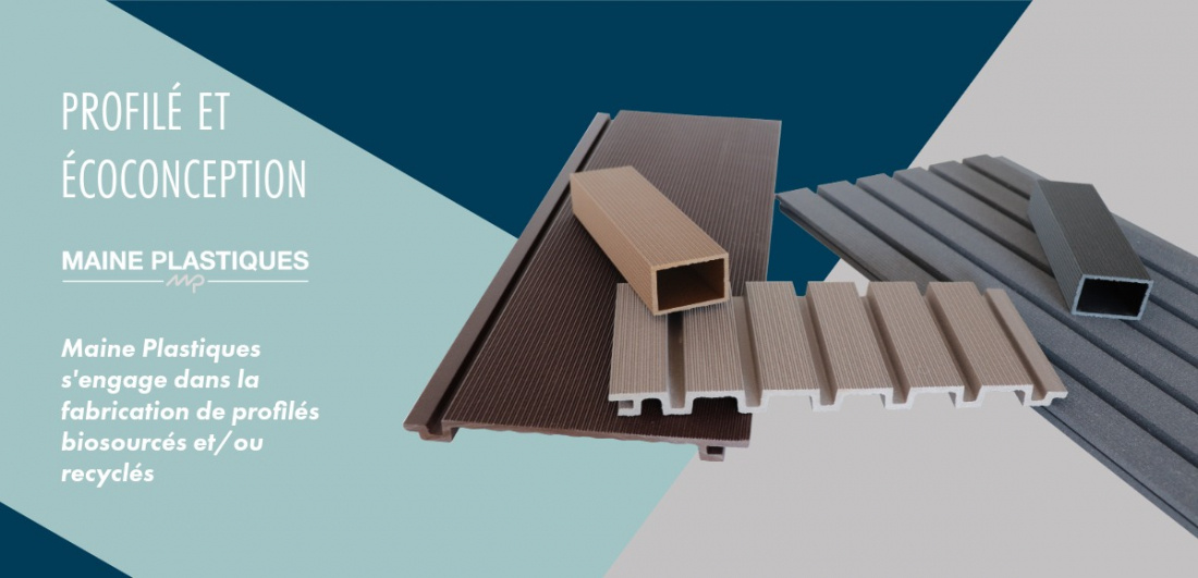 Maine Plastiques est engag&eacute; dans la fabrication de profil&eacute;s biosourc&eacute;s